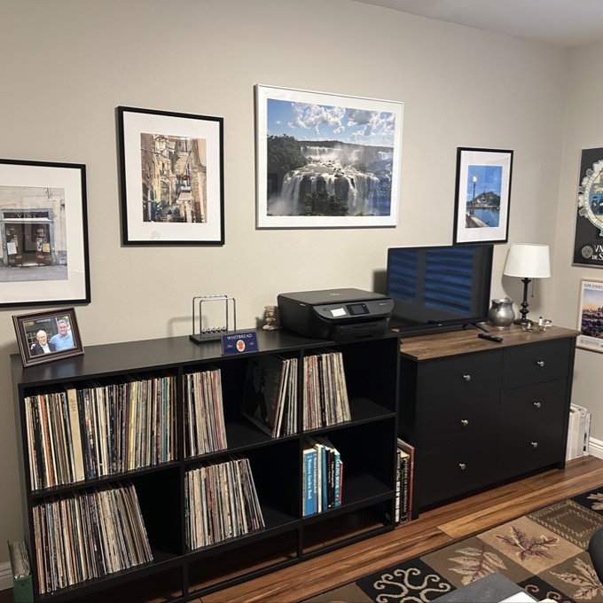 George Oliver Enzo 6 Cube Record Storage Media Stand & Reviews